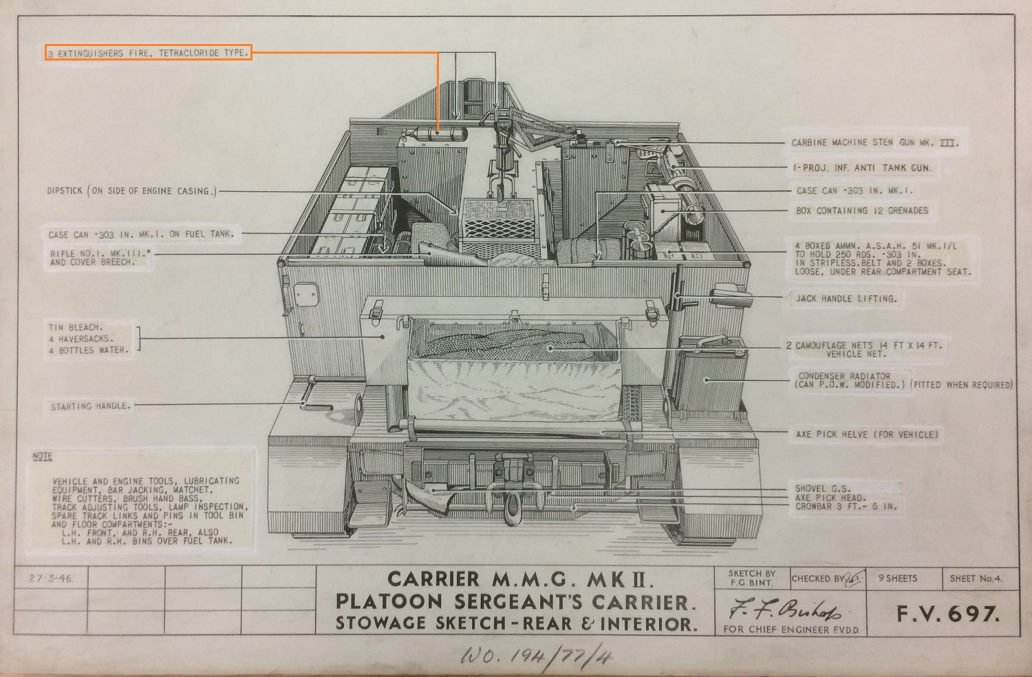 F.V. 697-Carrier MMG-Mk.II-Stowage sketch-Platoon Sergeant's Carrier-Rear & Interior-IMG_5946-ed.jpg