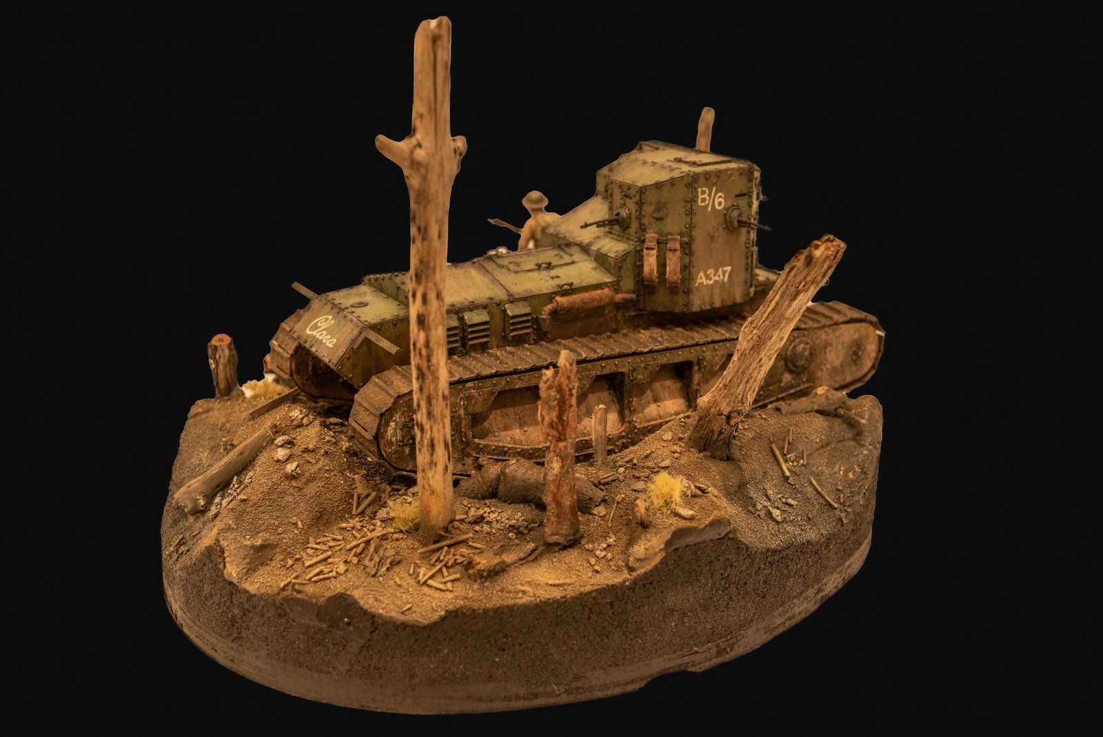 Whippet Addict Exploded British First World War Whippet 1/35 scale. | Scale Model Addict ...