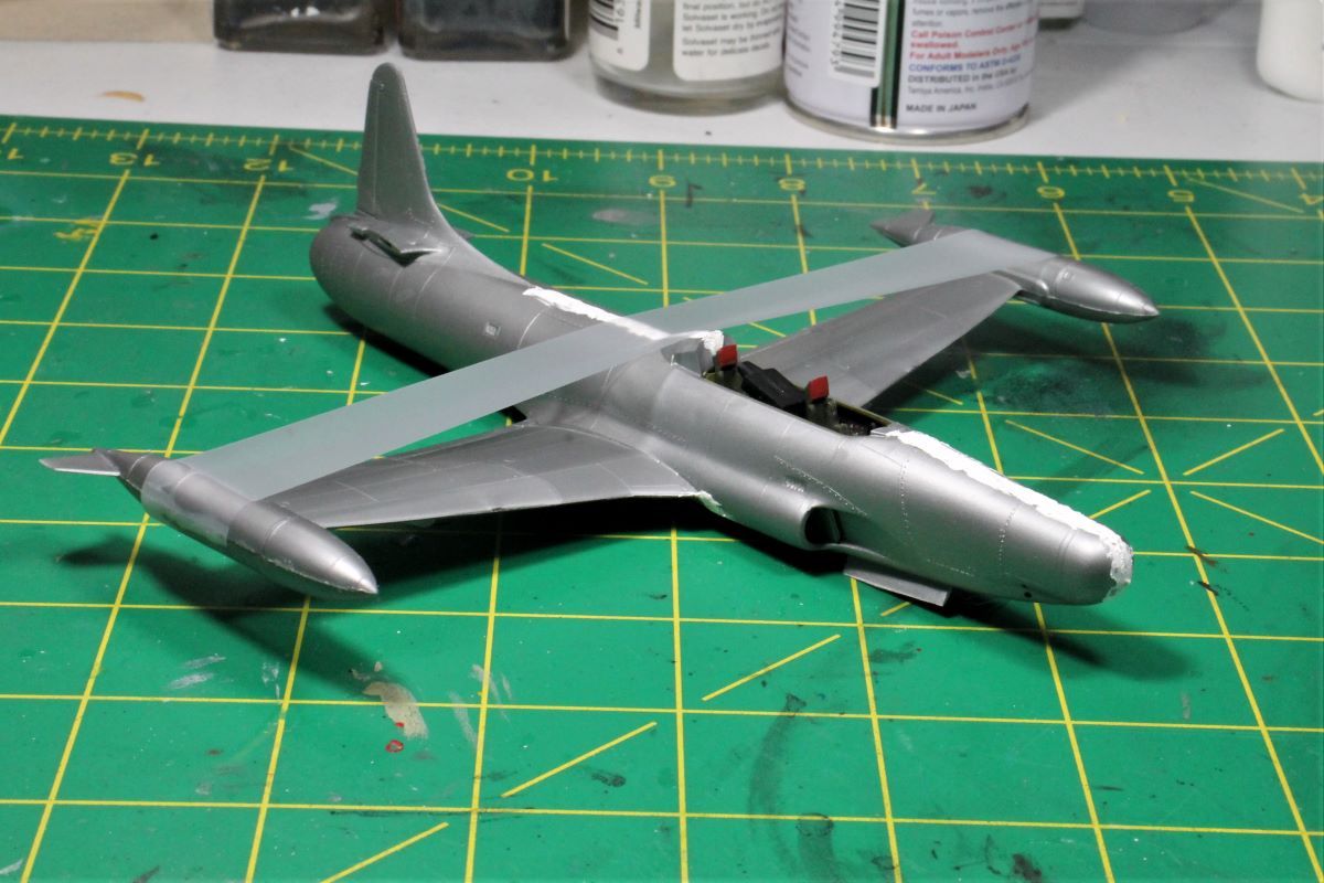1/72 Heller F-94B Starfire -build | Scale Model Addict - Model Tips ...